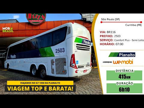 Viajando de ônibus na SÃO PAULO x CURITIBA I PLANALTO A SERVIÇO DA WEMOBI (Semi Leito)