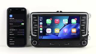 MEKEDE K4 Plus Atmosphere lighting style Android 15 Smart Car Radio For VW Function Operation Video