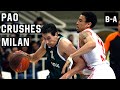 PAO CRUSHES Milan to SECURE Top Seed | Panathinaikos - Armani Jeans Milano 93-62