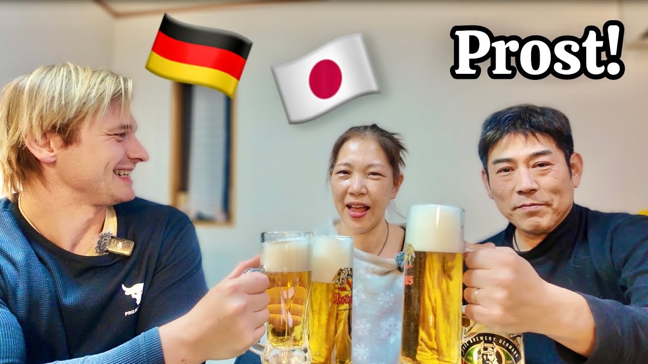 JAPANISCHE Schwiegereltern probieren deutsches BIER!