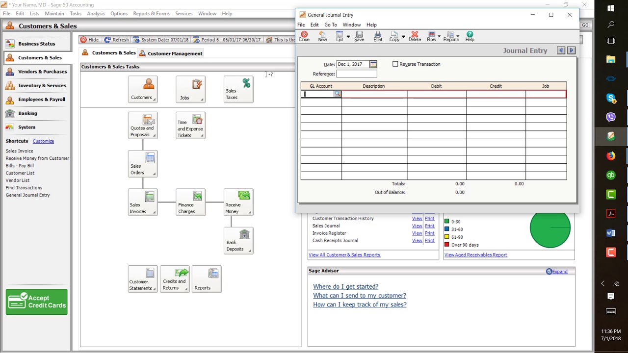 Acc 135B - Computerized Bookkeeping Using Sage 50 - Chapter 2