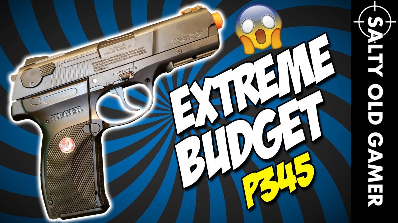 EXTREME BUDGET Airsoft Pistol! 😮 Ruger P345 PR SaltyOldGamer Airsoft
