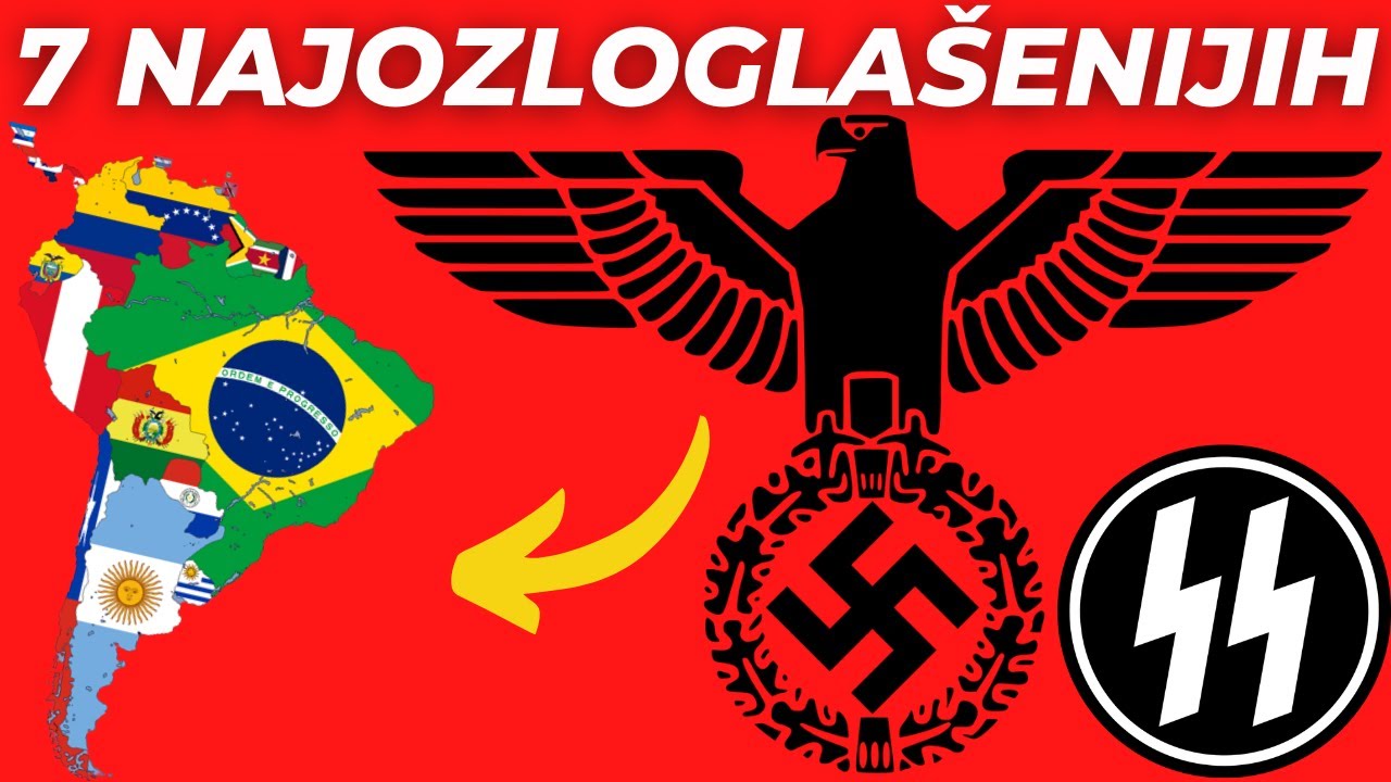 SEDAM NAJOZLOGLAŠENIJIH NACISTA KOJI SU POBJEGLI U JUŽNU AMERIKU | Pacovski kanali | Fabula Docet