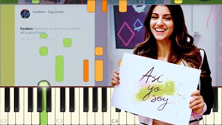 Así yo soy  - Isabela Souza, Elenco de BIA - Piano - Synthesia chords