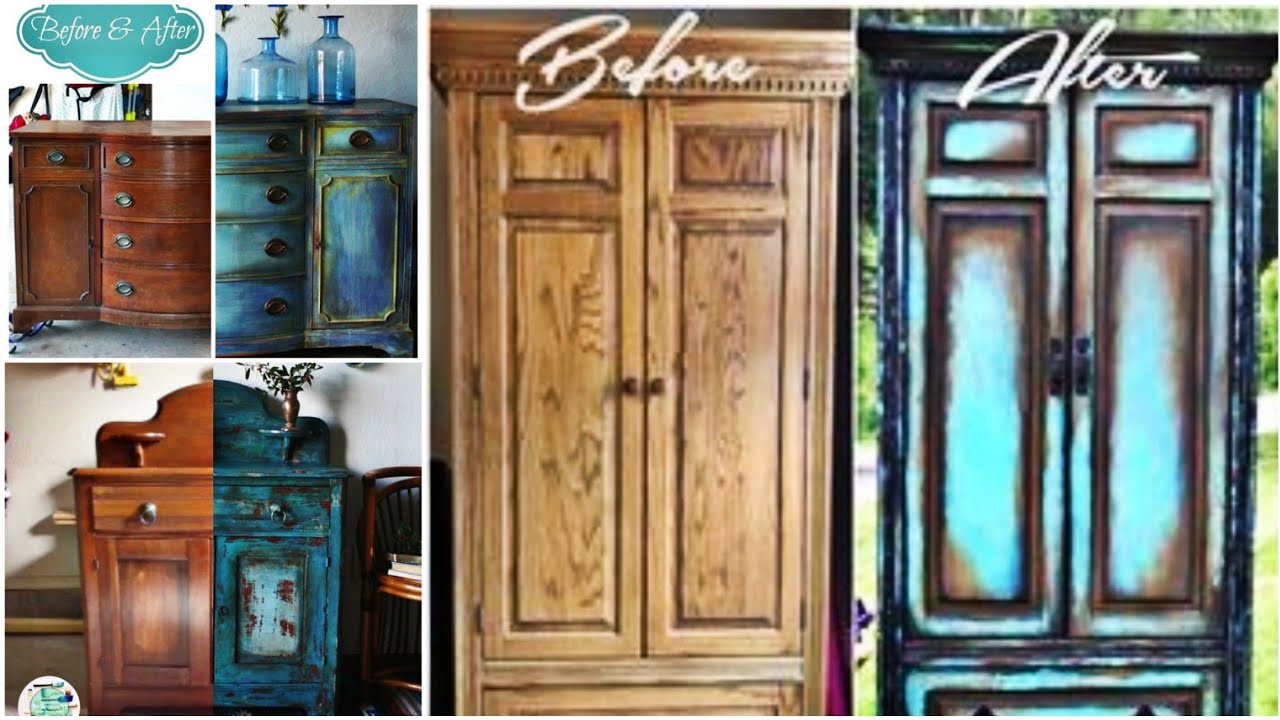 40 идей. Реставрация Старой Мебели.
