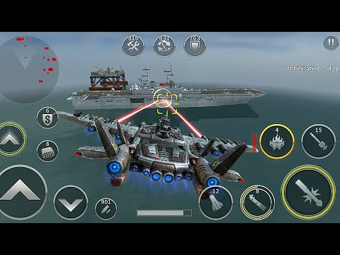 Gunship Battle: BLACKMOTH with Super Laser  (3 mission gameplay)..