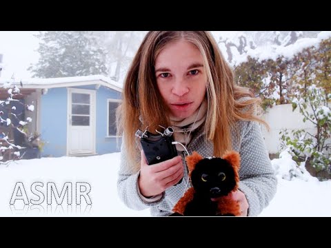 [ASMR français] ASMR sous la neige + Annonce calendrier de l'Avent