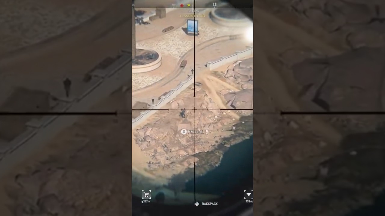 Long Range Sniping in Warzone 