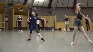 Video thumbnail of "Ballet Class in Paris Opera-Andrey Klemm-2019"