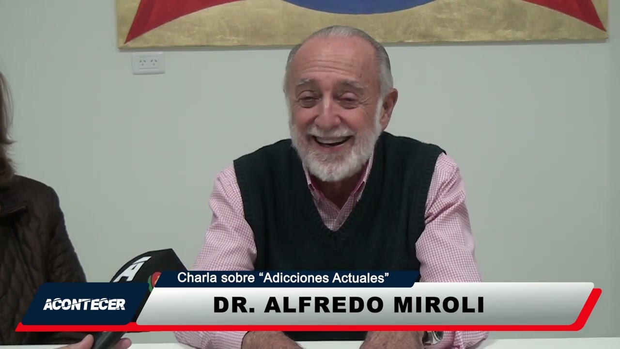 Marcos Juárez: Alfredo Miroli brindó una charla sobre adicciones en la ciudad. Parte tres