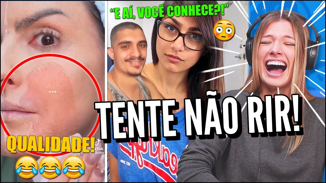 ESSA É A TAL DA MIA KHALIFA?  - OS MELHORES TIK TOK DE COMÉDIA TENTE NÃO RIR