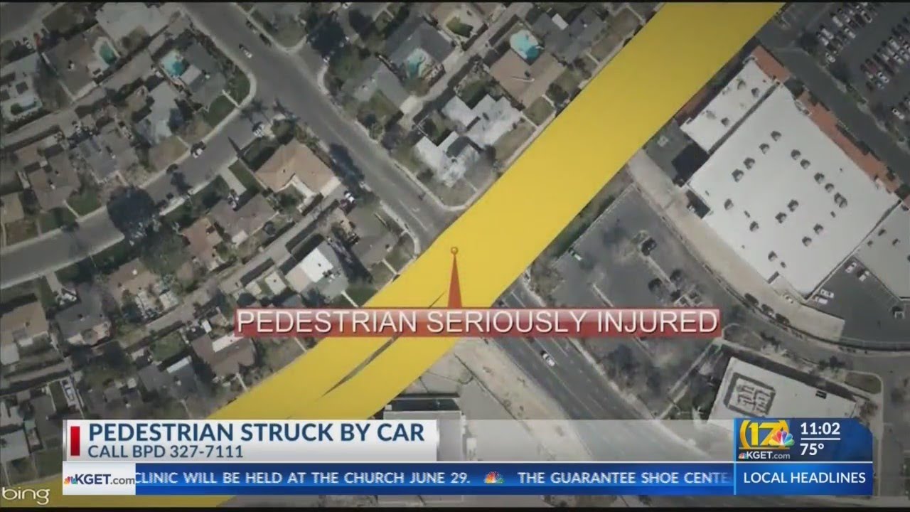 Elderly pedestrian listed as critical following Columbus Street collision