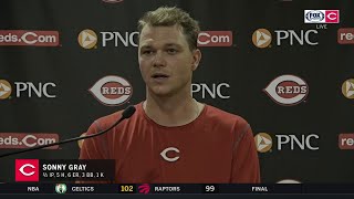 Sonny Gray recaps the shortest outing of his career [REDS-CARDINALS POSTGAME]