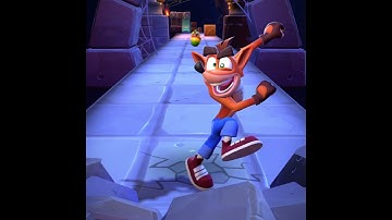 crash bandicoot on the run! temple ruins [challenge run]