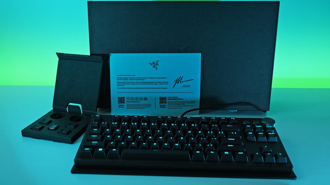 Razer Huntsman Signature Edition hands-on - YouTube