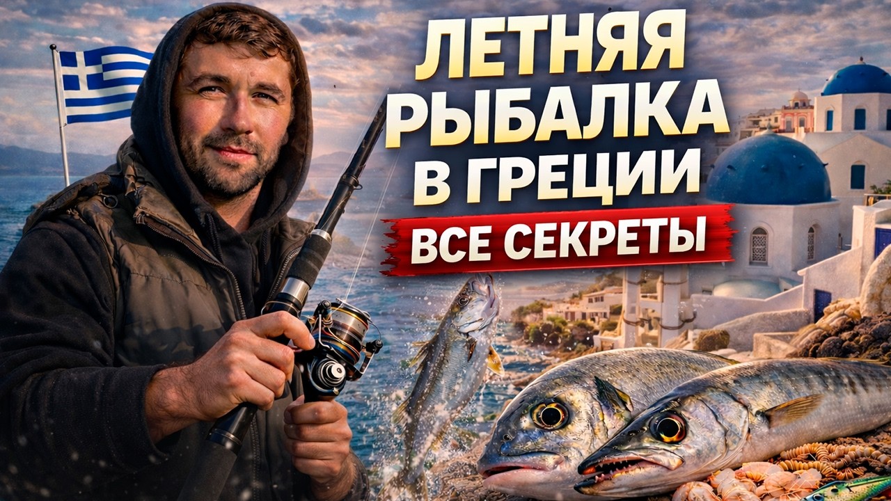 Рыбалка в Греции летом с берега: что реально можно поймать и на что?