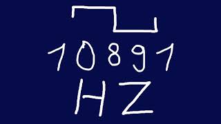 10891 hz square