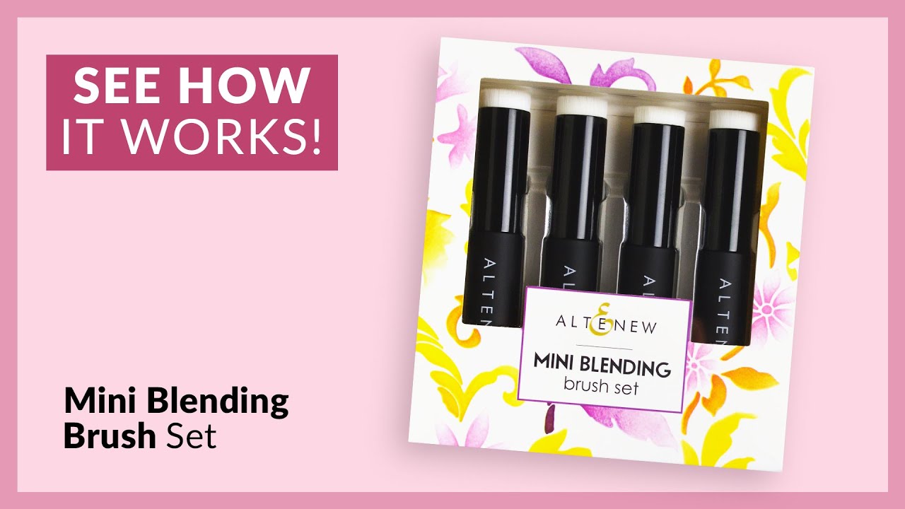 32 Mini Ink Blending Brush Bundle (8 Sets of 4 Brushes) | Altenew