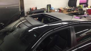 Power sun roof install in Dodge Charger