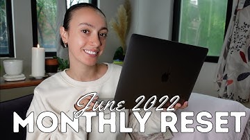 MONTHLY RESET | Goal Setting, Reflecting, & Intentions for June 2022