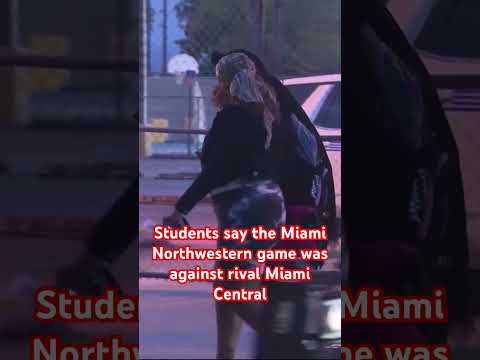 Student shot outside Miami Northwestern Senior High School. #miami #shooting #miamidade