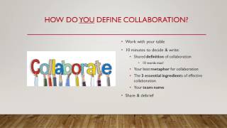 ECIA Grant: Effective Collaboration