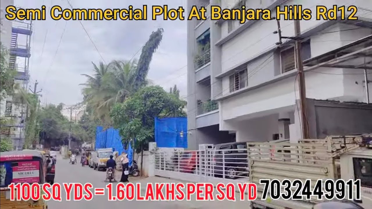 Semi Commercial Plot for sale in Banjara Hills Road no 12 Hyderabad