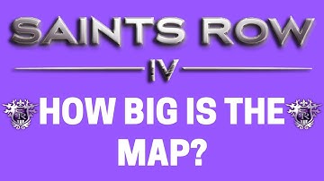 HOW BIG IS THE MAP in Saints Row IV? Walk Across the Map