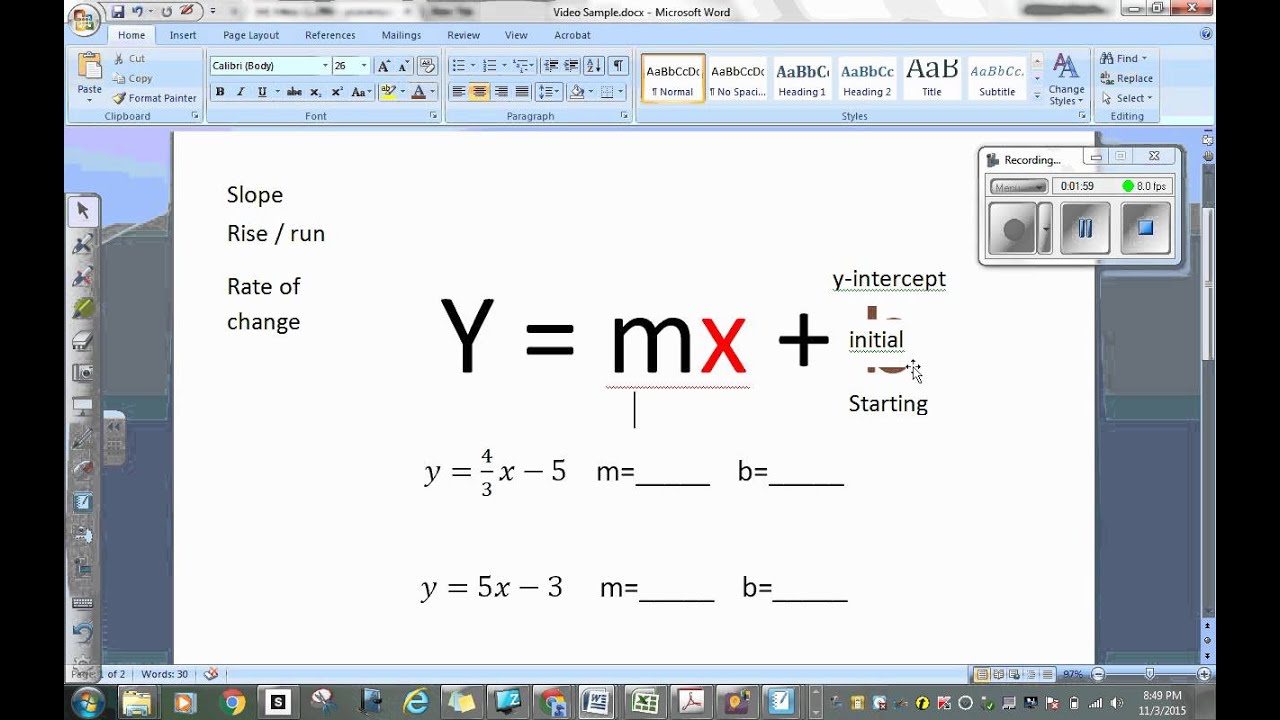 slope intercept form breakdown
Slope Intercept Breakdown - YouTube slope intercept form breakdown
Slope Intercept Breakdown - YouTube
