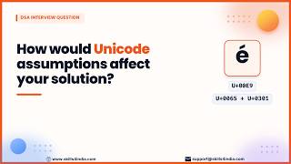Full Unicode Normalization in String Algorithms | DSA Interview #dsa #interview #dsaforbeginners News