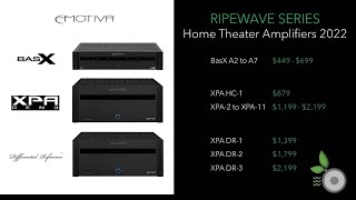 Emotiva Amplifiers 2022 - BasX, XPA, Differential Reference