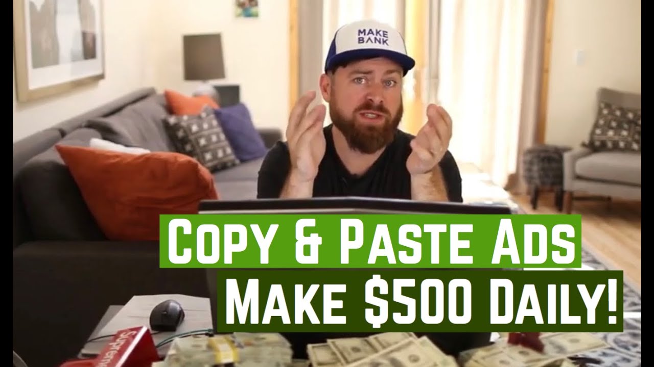 Learn How to Copy and Paste Ads to generate $500 DAILY! Easy Method