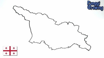 How to Draw Map of Georgia