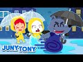 Safety Tips for Rainy Day | Never Ever Run on a Rainy Day! ☔ | Kids Safety Song | JunyTony