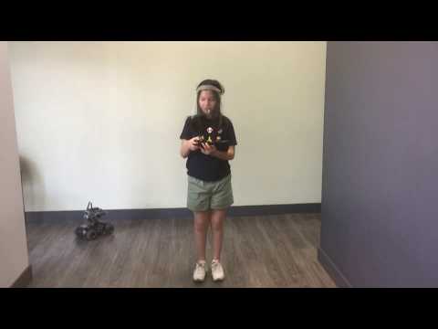 Leah programmed the Robomaster to dance!
