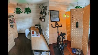 Boho Home Office + Bike Set up #shorts