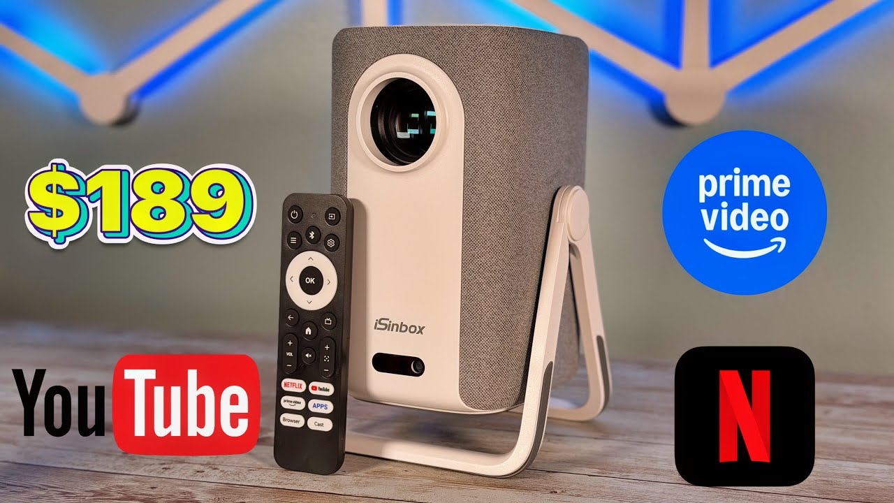 iSinbox AC311 Netflix対応プロジェクター Amazon | 【360°回転・1.1:1短焦点】iSinbox プロジェクター 家庭用