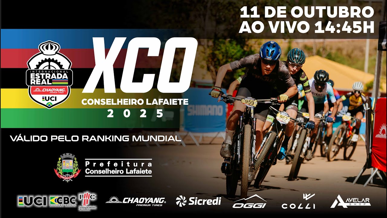 🔴 LIVE - XCO OLIMPICO ELITE M | F- CONSELHEIRO LAFAIETE 2025