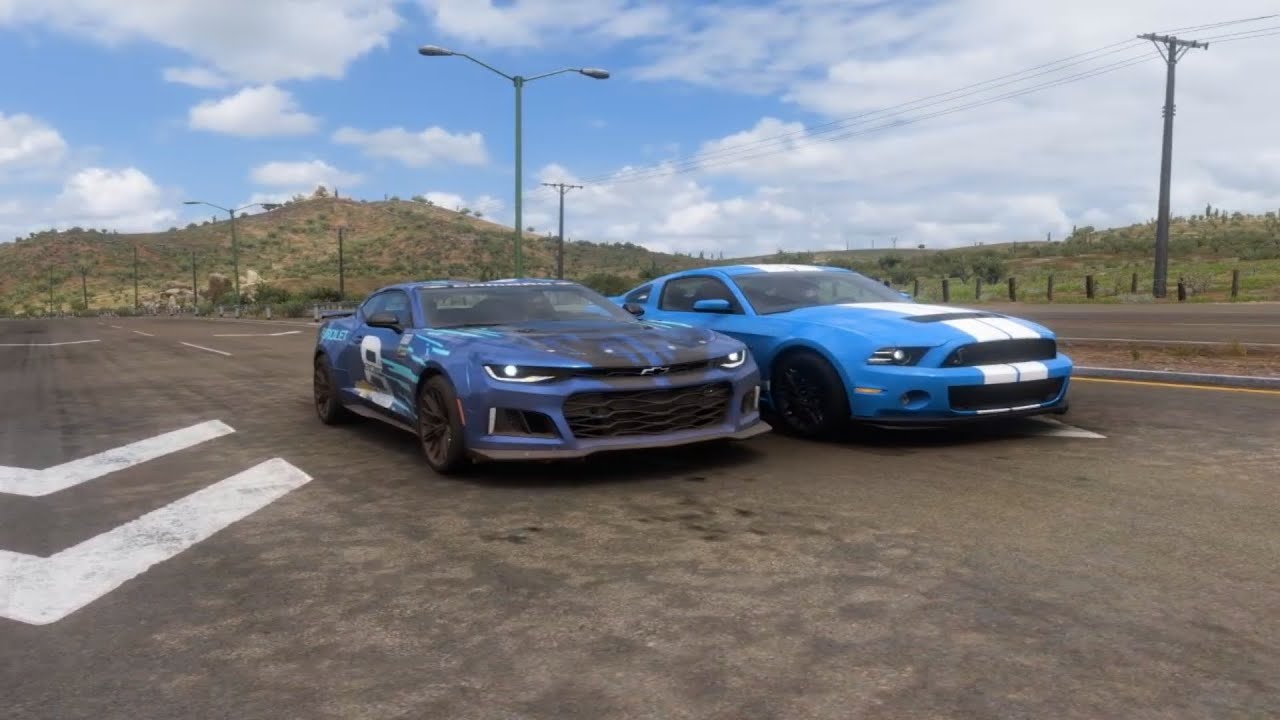 Highway Race battle | Forza Horizon 5 | Stock Ford vs. Chevrolet (ft. 