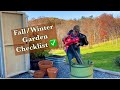 Fall/Winter ✅ List ❄️ : Time to button things up! // Gardening On Taylor Mountain