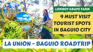 La Union - Baguio Roadtrip | 9 Must Visit  Tourist Spots in Baguio City + La Union Grape Farm #norte