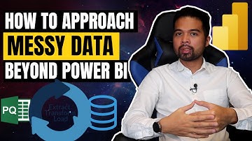 How to deal with MESSY SOURCE DATA in and beyond Power BI // Beginners Guide to Power BI in 2021