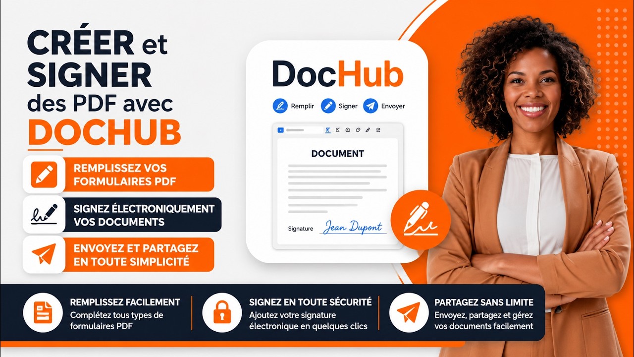 Comment créer et signer des documents PDF en ligne avec DocHub - YouTube