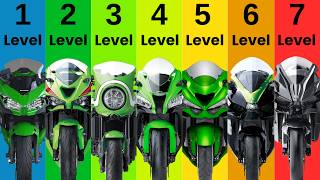 7 levels of Fast Bikes (kawasaki)