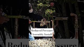 Reduced Pressure Assembly Install #viega ##milaukeetools ##propress #plumberlife ##plumbingvideos