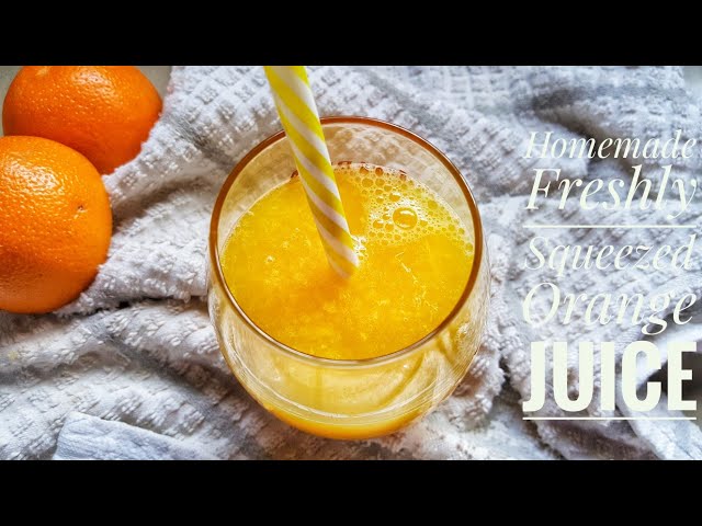 Homemade Fresh Orange Juice Recipe by Archana's Kitchen