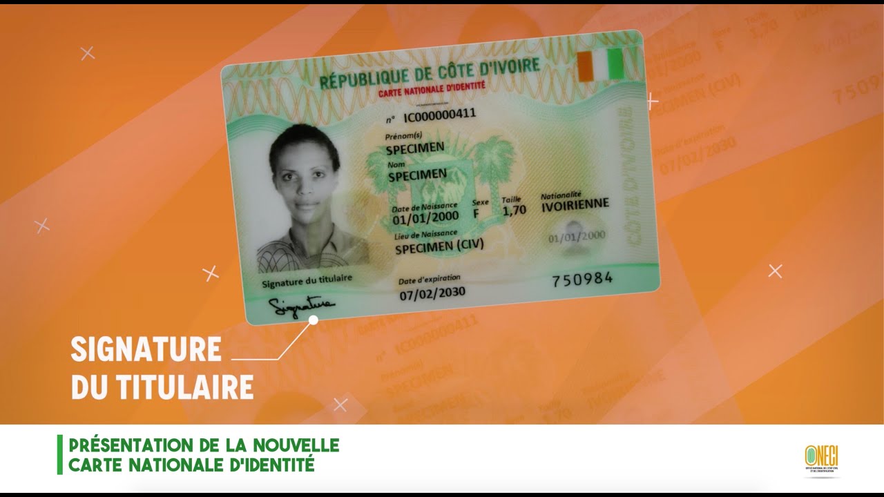 La Nouvelle Carte Nationale D Identite Cni Youtube