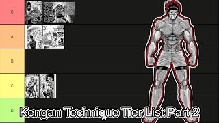 Kengan Technique Tier List Part 2