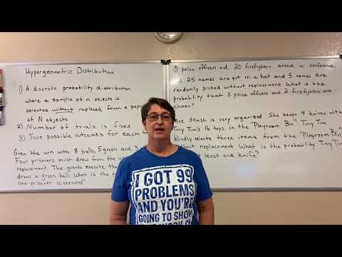 Introduction to the Hypergeometric Distribution