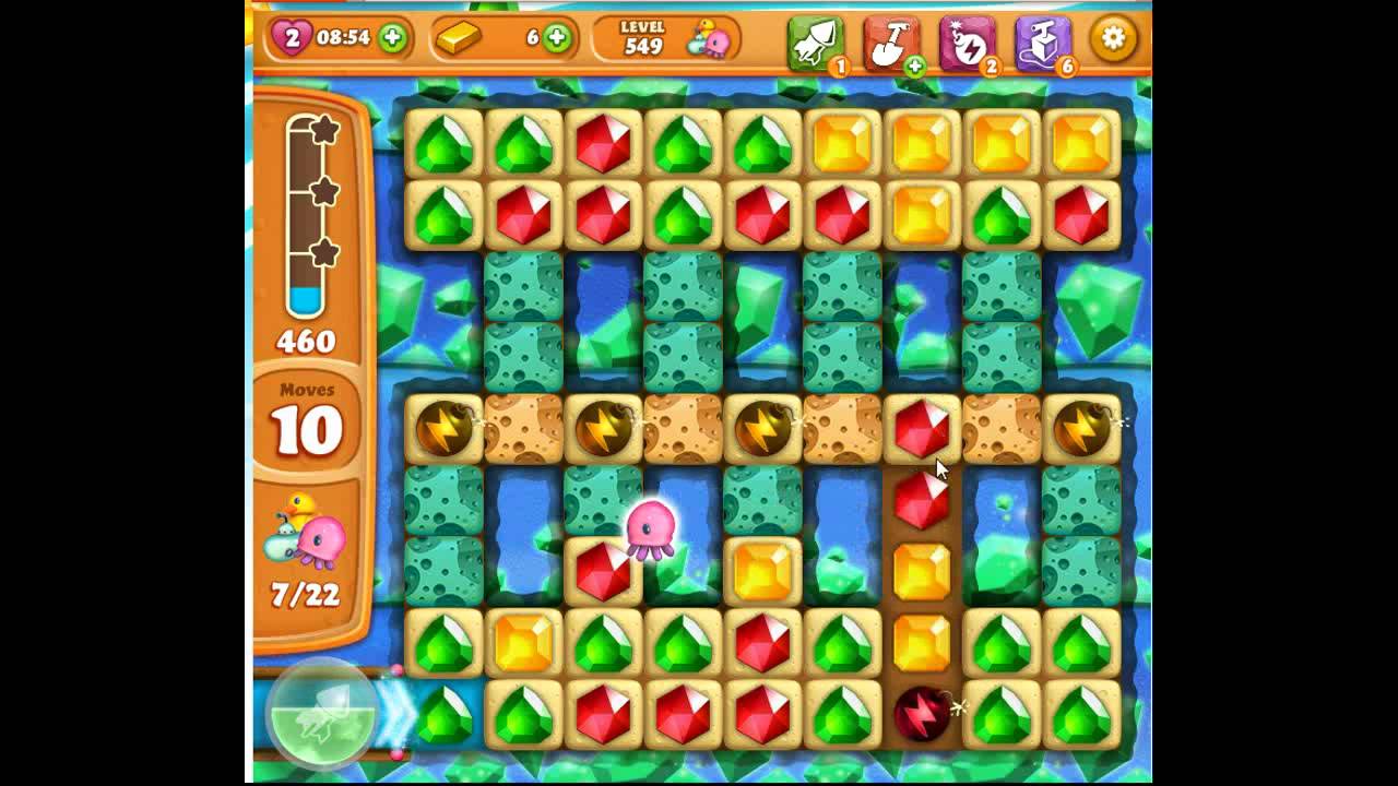 Diamond Digger Saga Level 549 No Boosters